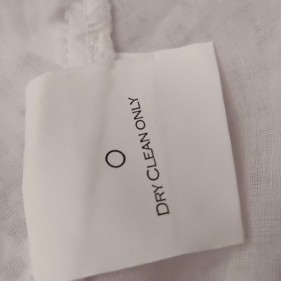 DRAPER JAMES Gingham Lattice Bell Sleeve Pullover Top in Magnolia White - Picture 13 of 14